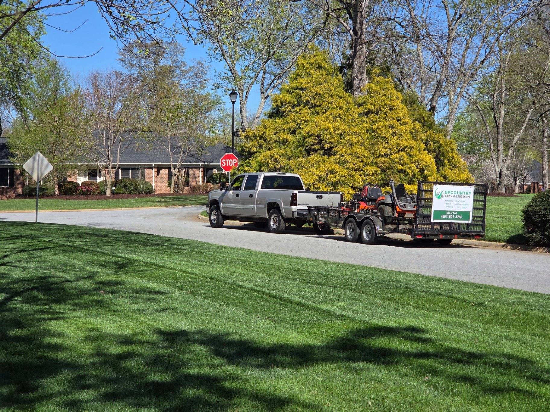 Upcountry Lawn & Landscape website design by ShowMeTheSite